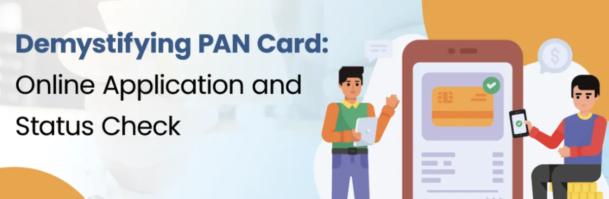 PAN service agent checking computer for PAN Card Application Status tracking details