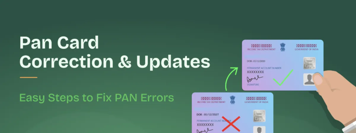 PAN service agent checking customer documents for PAN Card Correction application